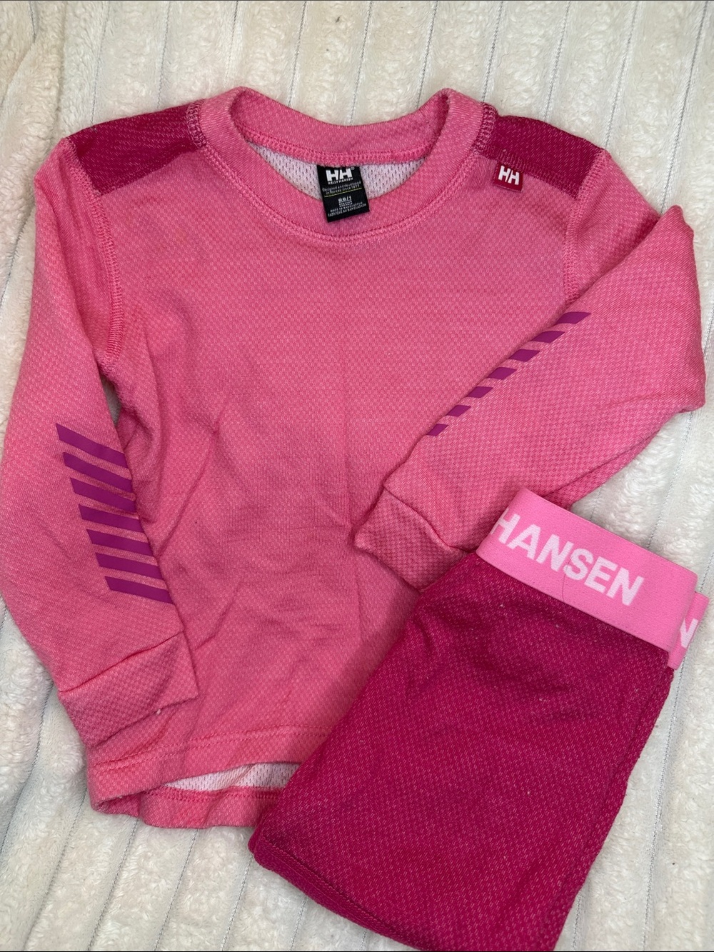 Helly Hansen Pink & Magenta Kids Base Layer